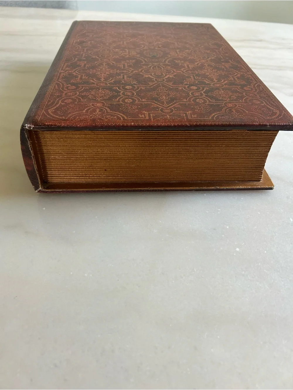 Vintage Robin Wing Faux Book Secret Storage Box